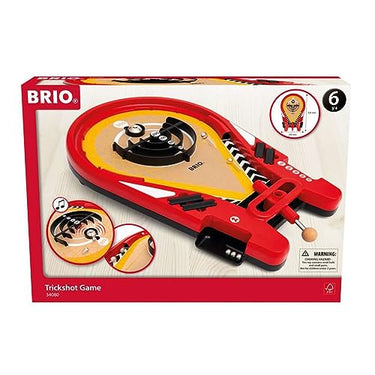 BRIO 34080 Trickshot-Geschicklichkeitsspiel - Spannendes Challenge Game mit vielfältigen Spielfunktionen - Empfohlen ab 6 Jahren im Sale